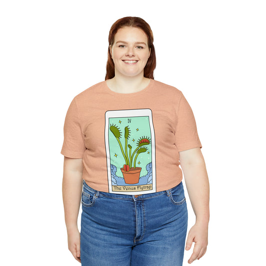 Botanical Tarot Unisex T-Shirt: The Venus Flytrap
